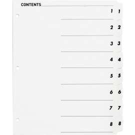 Bus. Source TOC Quick Index Dividers