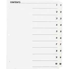 Bus. Source TOC Quick Index Dividers