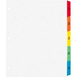 Bus. Source Numbered Tabs TOC Index Dividers