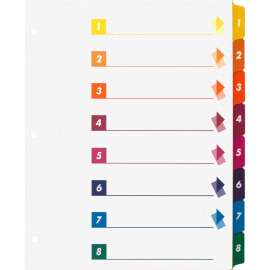 Bus. Source Color-coded TOC/Tabs Index Dividers