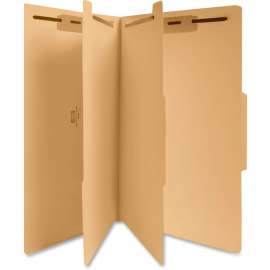 Bus. Source 6-part Manila Classification Folders