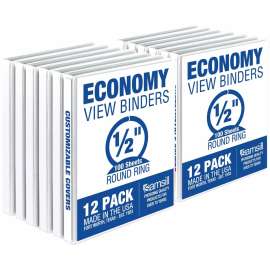 Samsill Economy 1/2" View Ring Binder