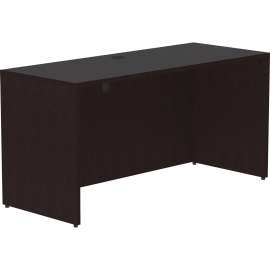 Lorell Essentials Espresso Laminate Credenza Shell