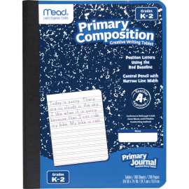 Primary Composition Book, Full Page Ruled, 100 ct.