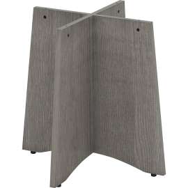 Lorell Weathered Charcoal Round Conference Table