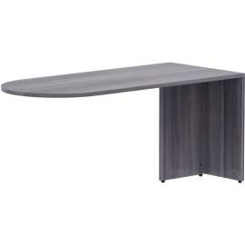 Lorell Weathered Charcoal Laminate Desking