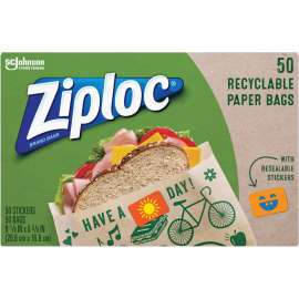 Ziploc® Paper Bags, Brown