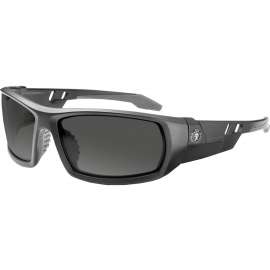Ergodyne Skullerz Odin Safety Glasses, Smoke Lens, Matte Black Frame