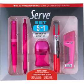 So-Mine Serve 5 in 1 Stationery Set, 1 Each