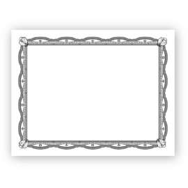 Geographics Silver Foil Award Certificates