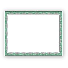 Geographics Silver Foil Award Certificates