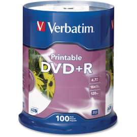Verbatim White Inkjet Printable DVD+R