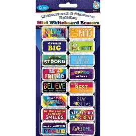 Ashley Nonmagnetic Mini Whiteboard Erasers