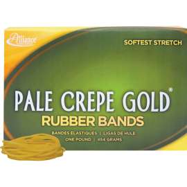 Alliance 1lb Box Pale Crepe Gold Rubber Bands