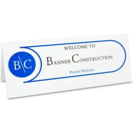 Scored Tent Cards, 11 x 4 1/4, White Cardstock, 50 Letter Sheets/Box