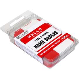 C-Line HELLO My Name Is Peel/Stick Name Tags