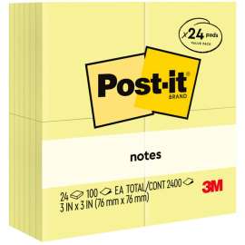 Post-it Notes Value Pack, 3" x 3"