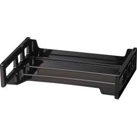 Officemate Black Side-Loading Desk Trays
