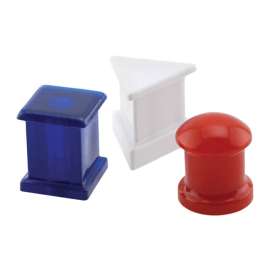 Magnet Source .625 in. L X .5 in. W Assorted Magnetic Push Pins 6 pc