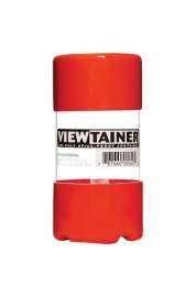 Viewtainer 2 in. W X 4 in. H Slit Top Container Plastic Red