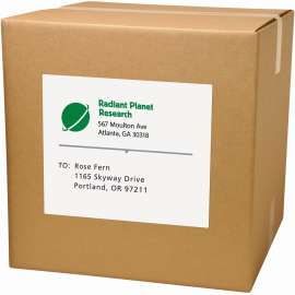 Avery Full-Sheet Matte White Labels Bulk Pack