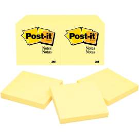3M Post-it Canary Yellow Original Note Pads