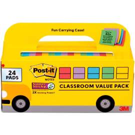 Post-it Super Sticky Notes Bus Cabinet Pack