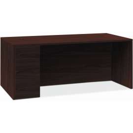 HON 10500 H105898L Pedestal Desk, 3 x Box, File Drawer(s) Left Side