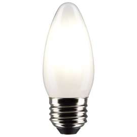 Satco B11 E26 (Medium) Filament LED Bulb Warm White 40 Watt Equivalence 2 pk