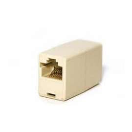 Belkin RJ45 Inline Coupler, 1 x RJ-45 Female, 1 x RJ-45 Female, Ivory