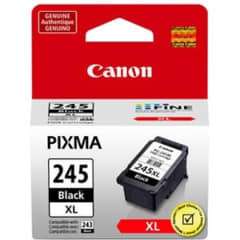 Canon PG-245XL Original High Yield Inkjet Ink Cartridge, Black Pack, 300 Pages