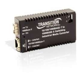 Transition Networks Hardened Mini 10/100/1000 Bridging Media Converter, 1 x Network (RJ-45), Gigabit Ethernet, 10/100/1000Base-TX, 1000Base-X, 1 x Expansion Slots