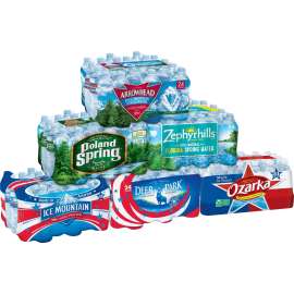 Bottled Natural Spring Water, .5L, Bottles, 24/Carton