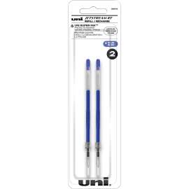 uni Jetstream RT Ballpoint Pen Refills, Blue, 2/Pack