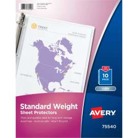 Avery 3-Hole Top-Loading Sheet Protectors