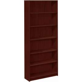 HON Mahogany Square-edge Laminate Bookcase