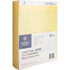 Bus. Source Micro-Perforated Legal Ruled Pads