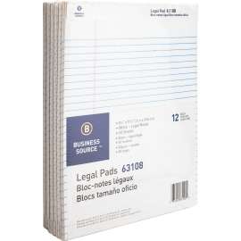 Bus. Source Micro-Perforated Legal Ruled Pads