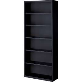 Lorell Fortress Series Black Steel Bookcase