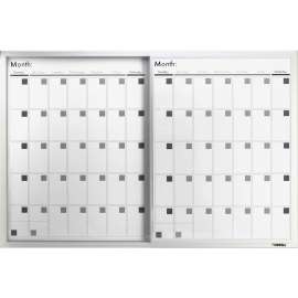 Lorell Magnetic Dry-Erase Calendar Board