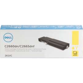 Dell Original High Yield Laser Toner Cartridge, Yellow, 1 Each, 4000 Pages