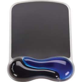 Kensington Duo Gel Mouse Pad Wrist Rest, 9.38" x 7.75" x 1.50" Dimension, Blue
