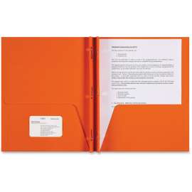 Sparco Two-pocket 3-Prong Leatherette Portfolio