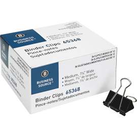 Bus. Source Medium 36-count Binder Clips