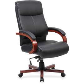 Lorell Leather High Back Executive Chair