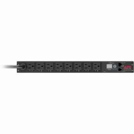 APC by Schneider Electric Rack PDU, Switched, 1U, 15A, 100/120V, (8)5-15, Switched, NEMA 5-15P, 8 x NEMA 5-15R, 120 V AC