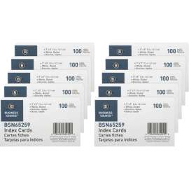 Bus. Source Ruled White Index Cards