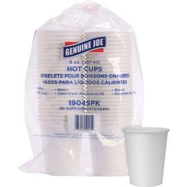 Genuine Joe Single Wall Lined Disposable Cups