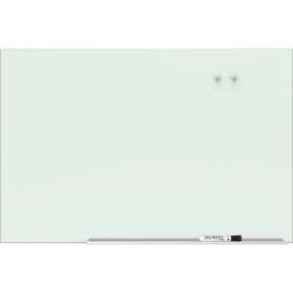 Element Framed Magnetic Glass Dry-Erase Boards, 85" x 48", Aluminum Frame