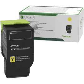 Lexmark Original High Yield Laser Toner Cartridge, Yellow, 1 Each, 2300 Pages
